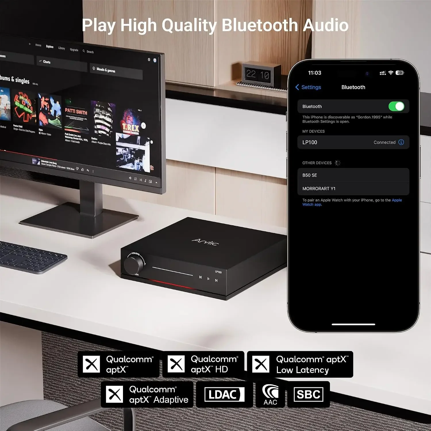 Audio Music Google - Arylic LP100, Pemutar Musik Nirkabel yang