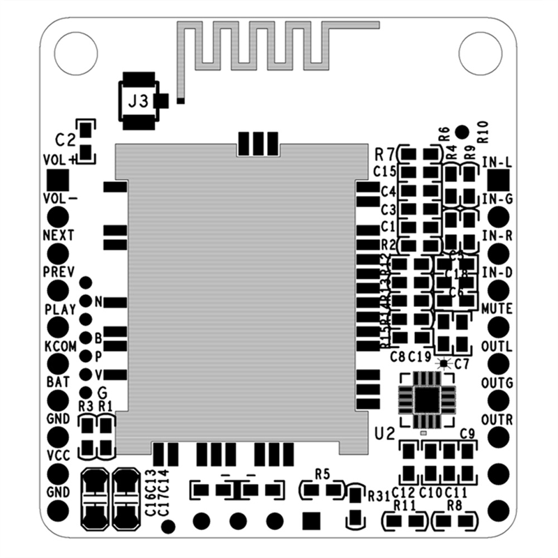 Audio Music Add - FULL-DC 5V/12V Modul Musik Bluetooth APTX/ATPXHD