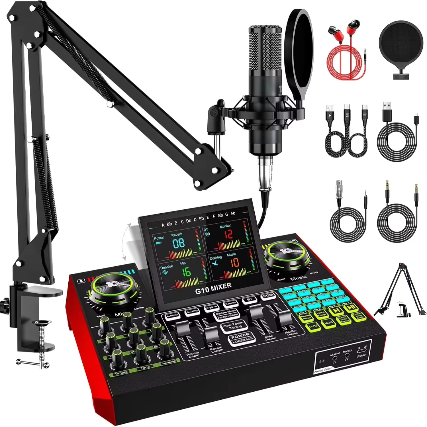 Audio Music Voice - Tenlamp G10 Antarmuka Audio Streaming Langsung,