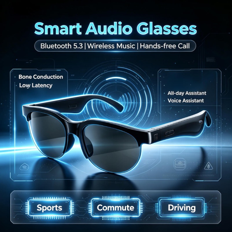 Audio Music Ai - Kacamata Audio Pintar AI Translate, Pemutar