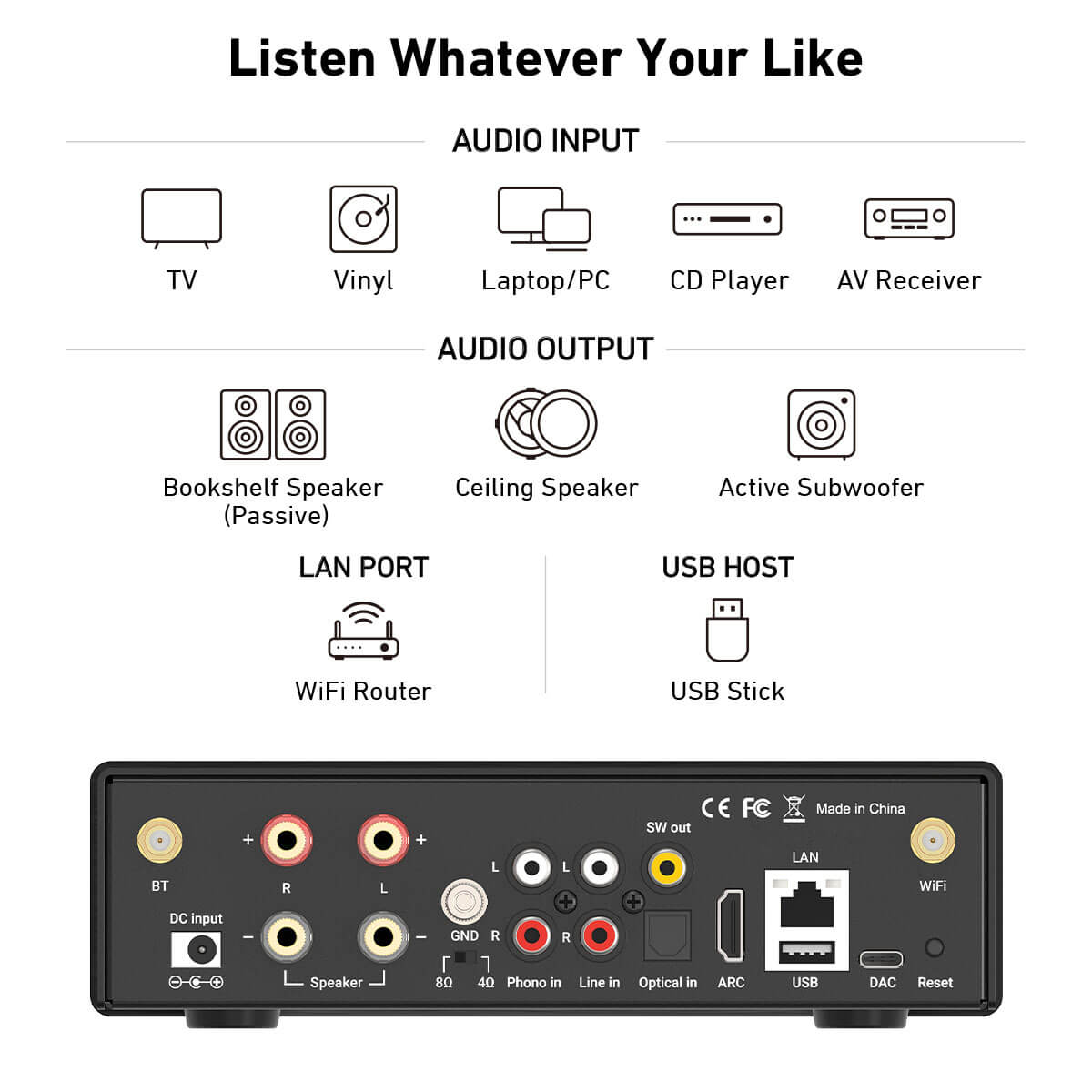 LIGE 2 in 1, Headset TWS, Jam  - Audio Music Ai ulasan dan harga