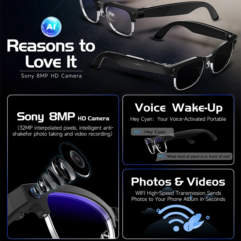Kacamata Pintar W630 Kamera HD - Audio Music Voice ulasan dan harga