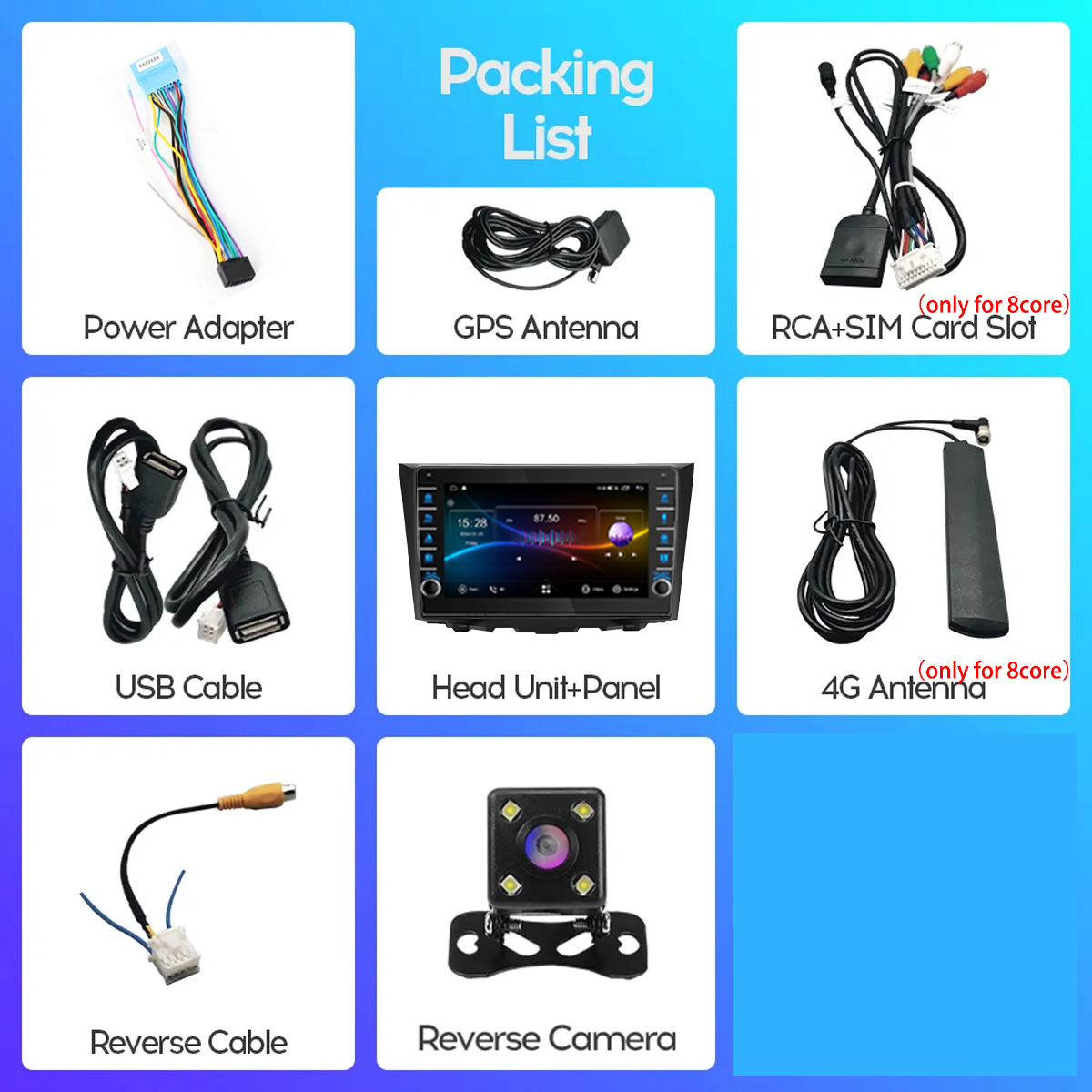 Radio Mobil Android 14 8G RAM  - Audio Music India ulasan dan harga