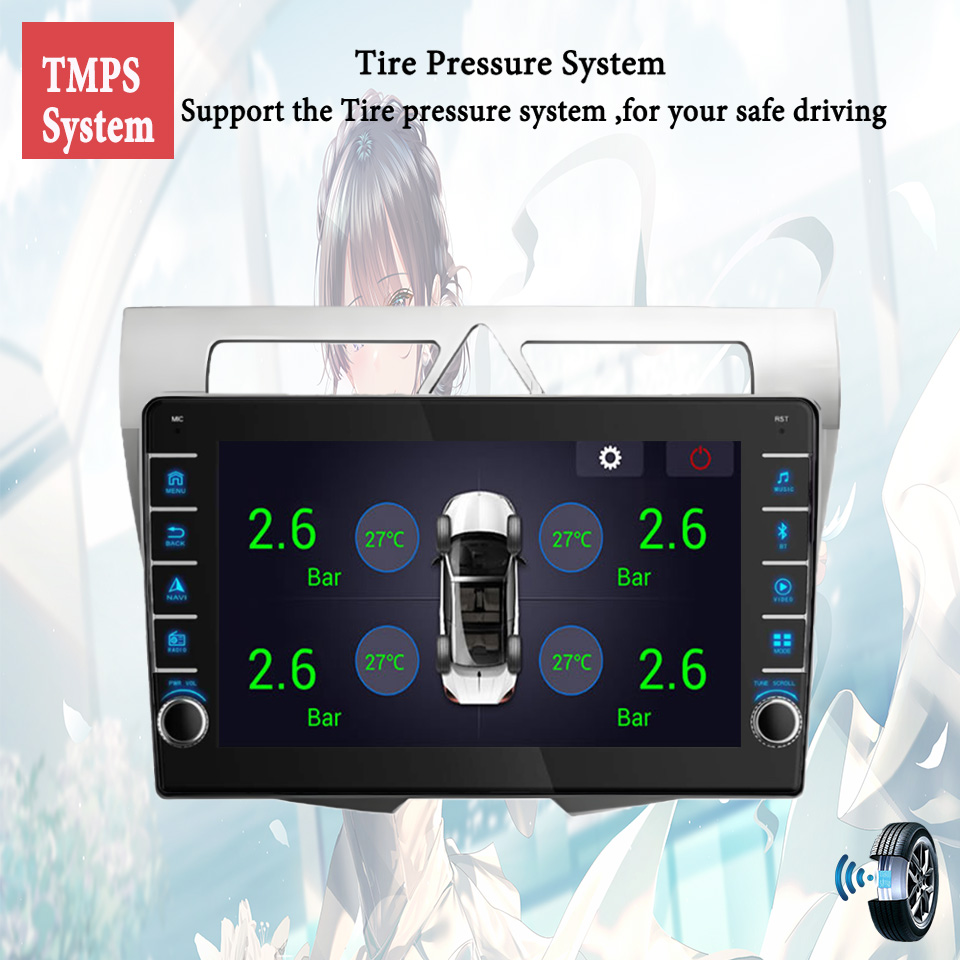 Ram 8G 128GB QLED Radio Mobil  - Audio Music India ulasan dan harga