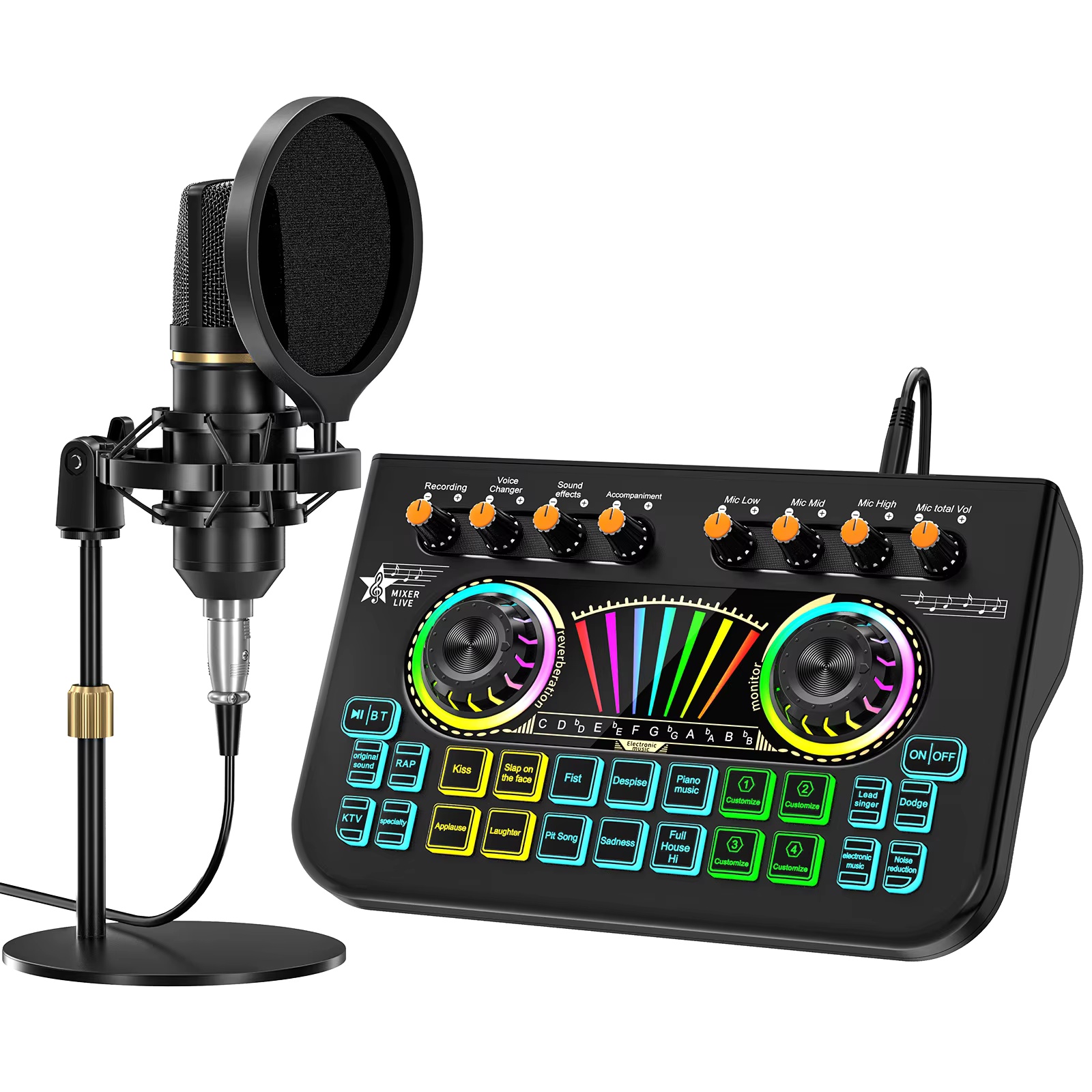 Tenlamp X3 BM800 Paket Mikrofo - Audio And Music Mixer ulasan dan harga